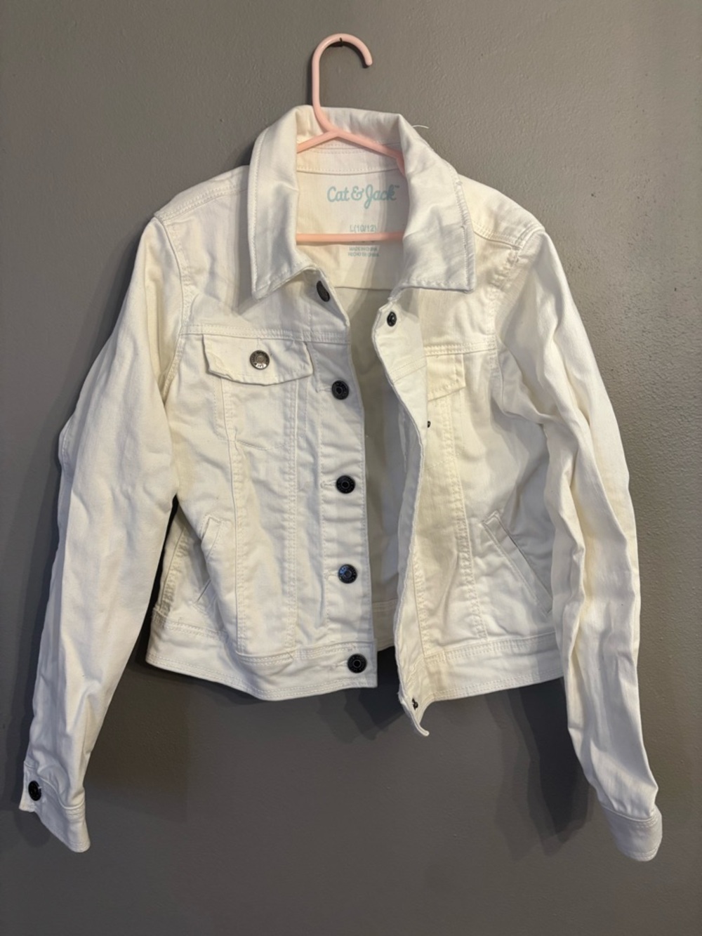 Cat & Jack White Denim Jean Jacket for Kids